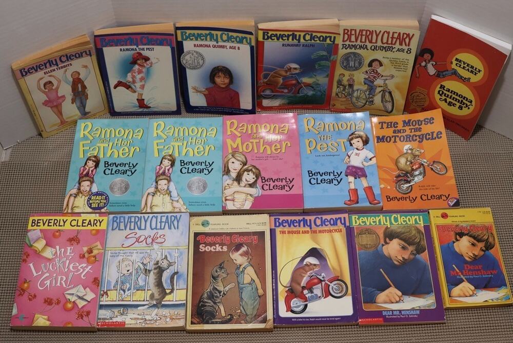 Beverly Cleary Book Lot – Ramona, Ralph, Dear Mr. Henshaw, Socks & More 17 Books